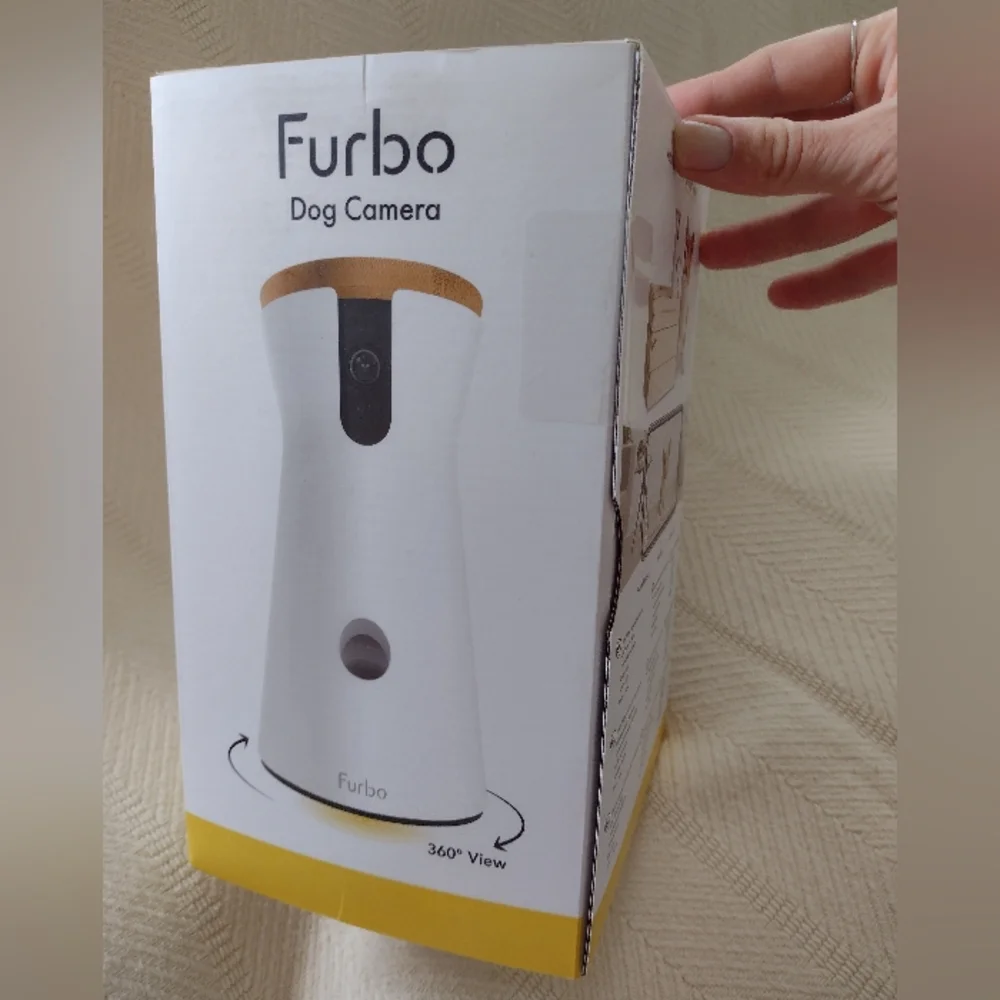 NIB Furbo 3 Dog Camera Brand New Featuring 360° View, Treat Tossing, 2-Way Talk